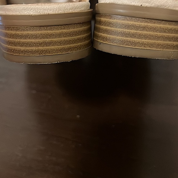 Express cream/pink embellished small heel flats - Picture 5 of 8